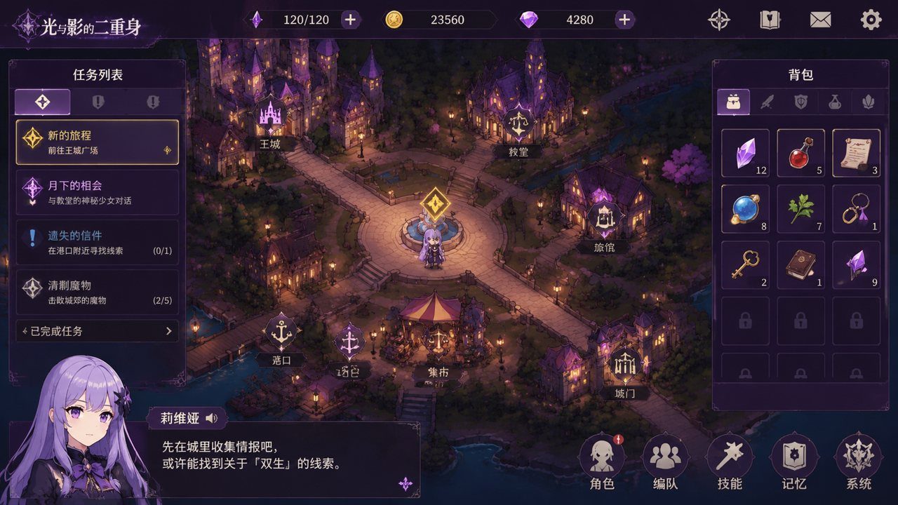 光与影的二重身 剧情向冒险 玩法截图 1